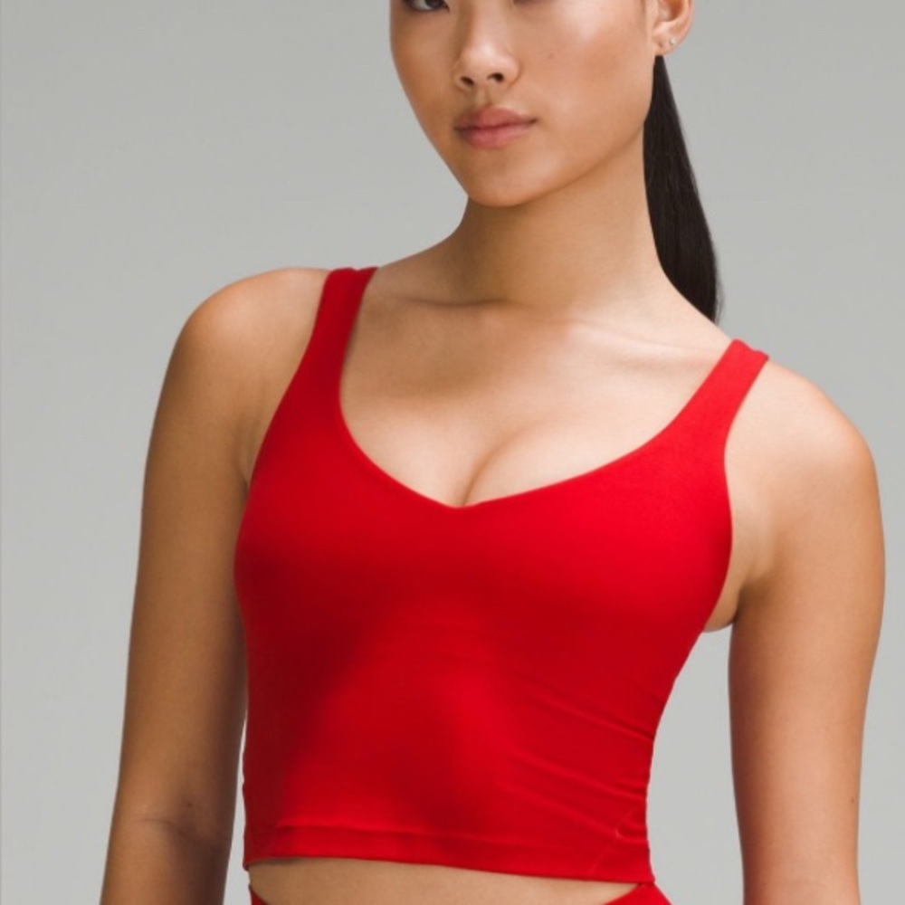 lululemon athletica Red Tank Top